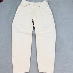 Diesel Baggie Barrel Denim Jeans Mens 33x32 Yellow Button Fly Made In Italy Vtg